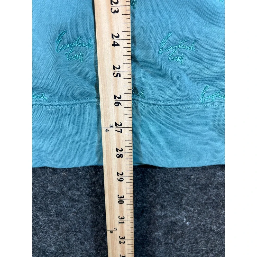 Eastside Golf Sweatshirt Mens 2XL Blue All Over Script Logo Crewneck Pullover